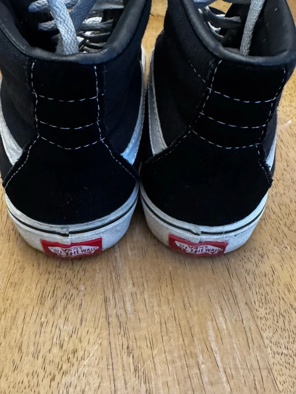 Vans Black and White Sk8-Hi Style Men's Sneakers Size 5.5 or Women's 7.5
